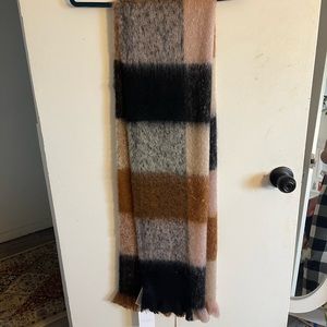 Scarf, Ted Baker, Brown, pink, black